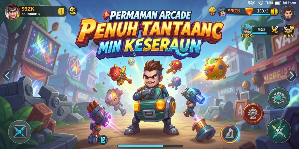Screenshot gameplay 99ZK menampilkan aksi yang mendebarkan.