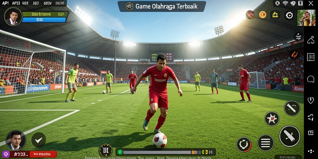 Tampilan gameplay seru dan mendebarkan di API33.
