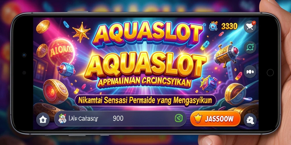 Screenshot gameplay AQUASLOT menampilkan serunya balapan dan tantangan.