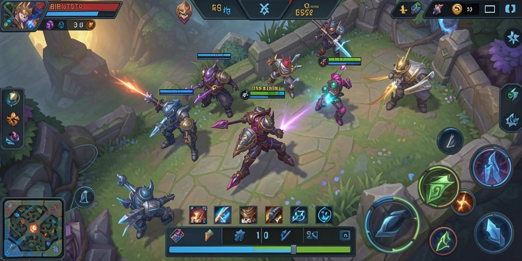 Gameplay BIRUTOTO yang seru dan penuh aksi.