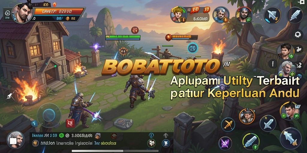 Tampilan antarmuka pengguna BOBATOTO yang sederhana dan informatif.