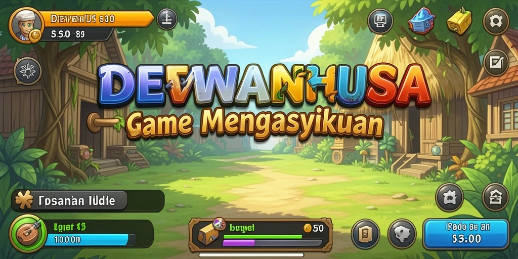 Tampilan menarik gameplay DEWANUSA yang menenangkan.
