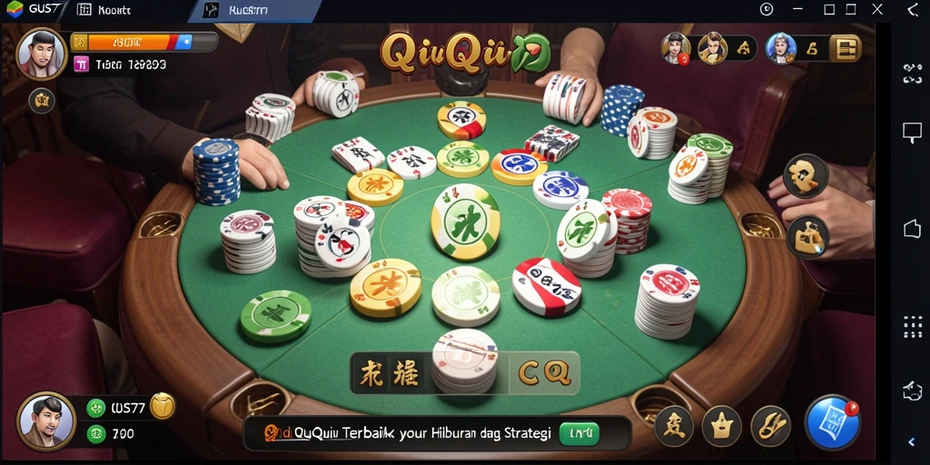 Tangkapan layar gameplay QiuQiu GUS77 yang menarik dan seru.