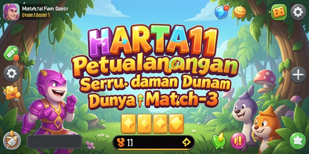 Tampilan menarik dari gameplay HARTA11 yang seru.