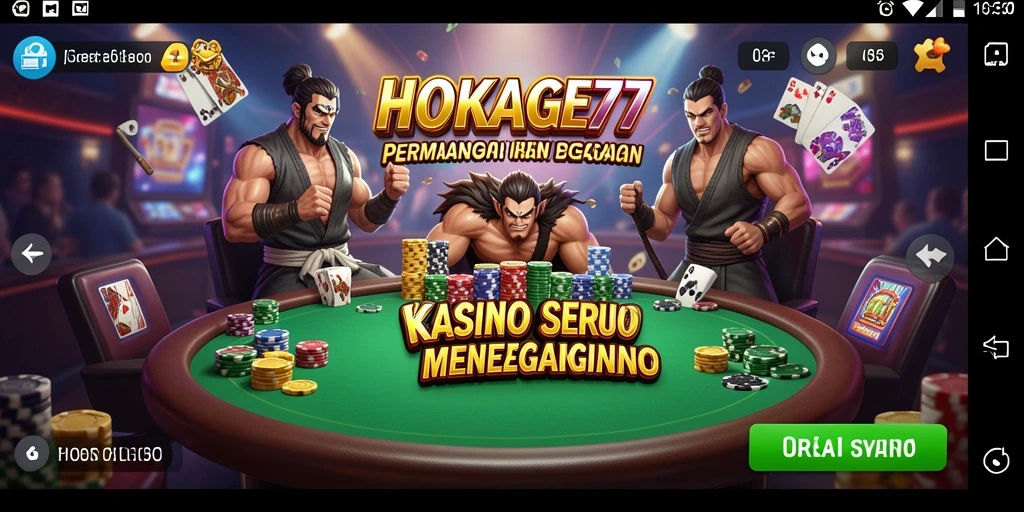Tampilan grafis menarik saat bermain HOKAGE77.