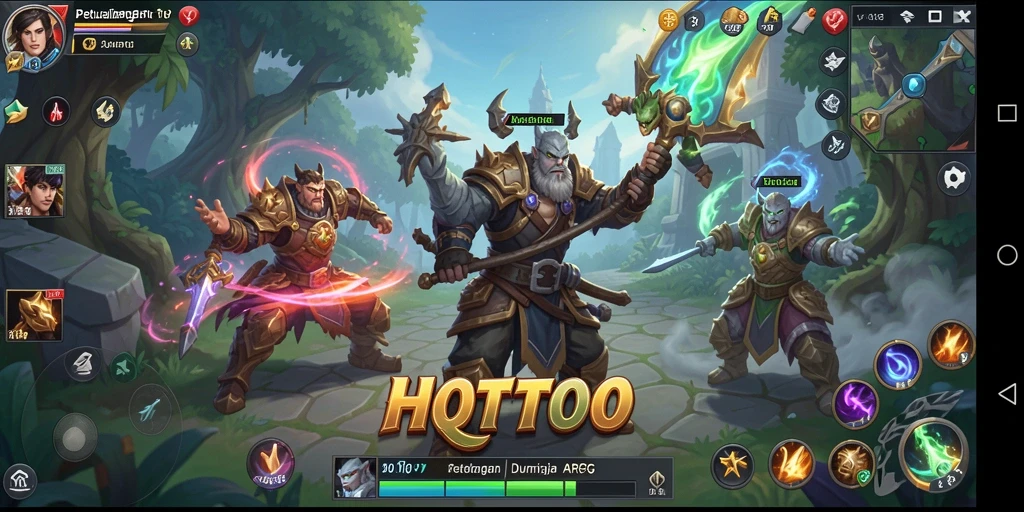 Tampilan aksi seru dalam gameplay HQTOTO yang mendebarkan.