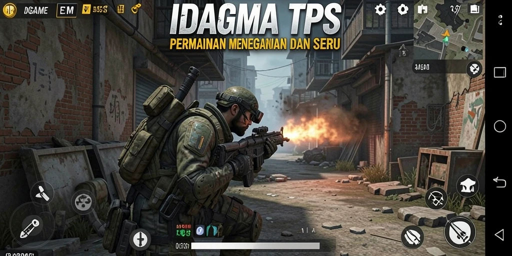Tampilan menarik dari gameplay IDAGAME yang mendebarkan.