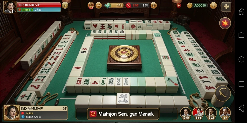 Tampilan gameplay menarik dari permainan Mahjong INDOMAREVIP.