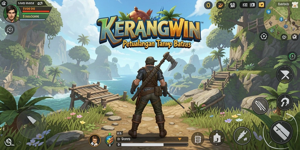 Gameplay KERANGWIN yang mengasyikkan di dunia terbuka