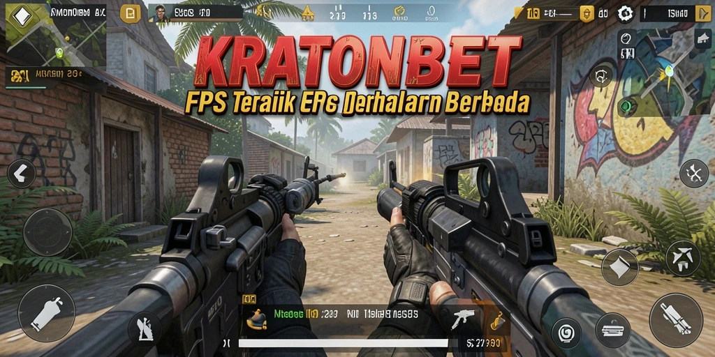 Gameplay seru dalam KRATONBET menampilkan aksi tembak menembak yang intens.