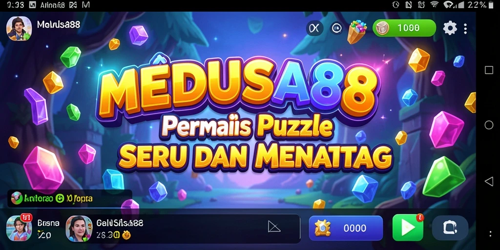Tampilan gameplay MEDUSA88 yang memikat dengan puzzle yang menantang.