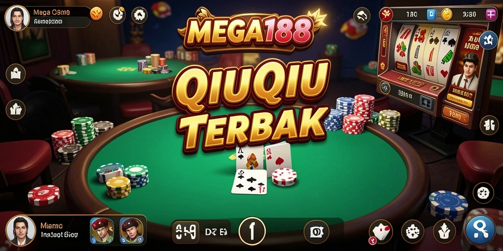 Screenshot gameplay MEGA188 menunjukkan aksi seru QiuQiu.