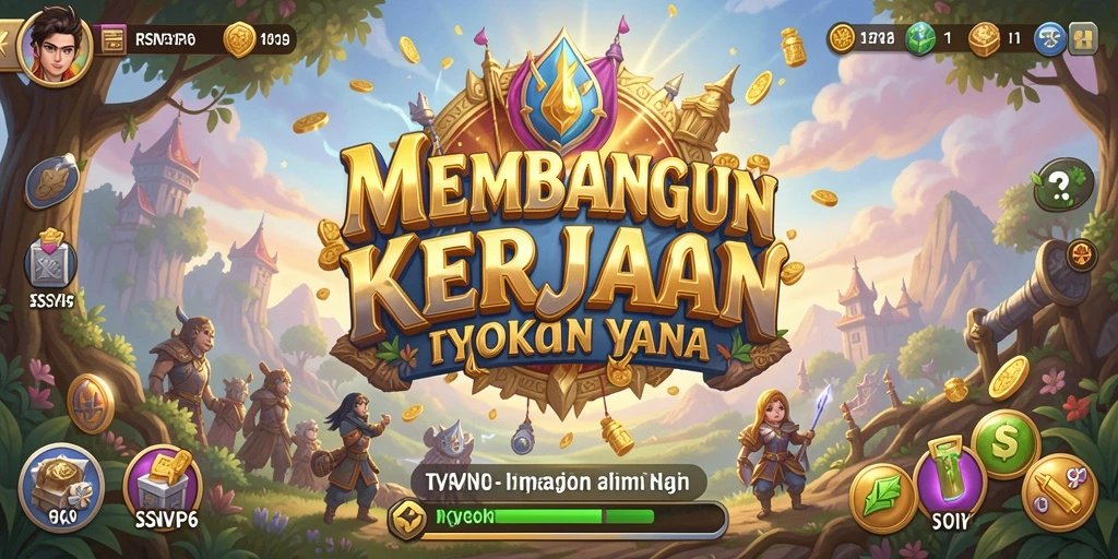 Tampilan gameplay RSNVIP6 yang menarik dalam membangun kerajaan Tycoon.