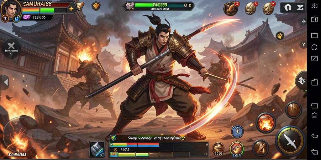 Tampilan gameplay SAMURAI88 yang mendebarkan dan penuh strategi.