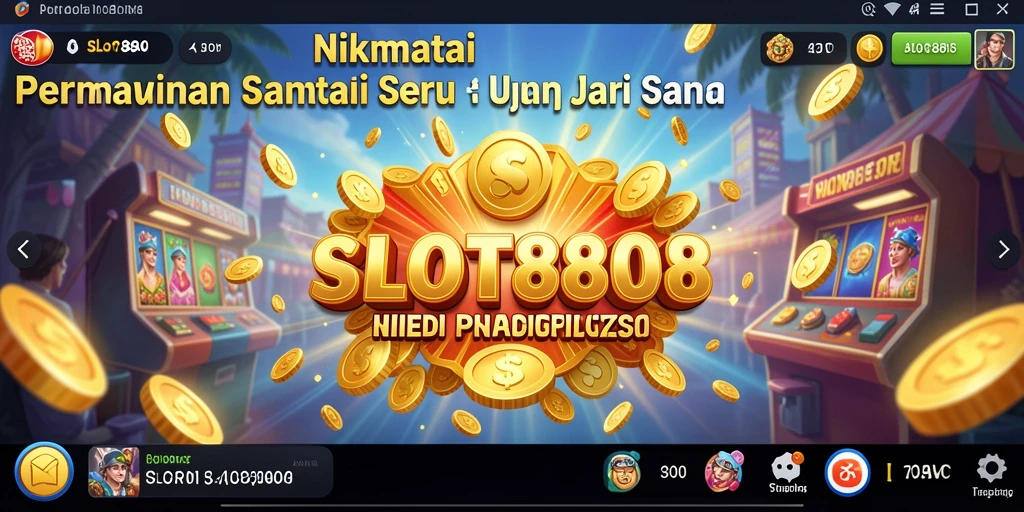 Tampilan gameplay menarik di SLOT8808 dengan grafik cerah.